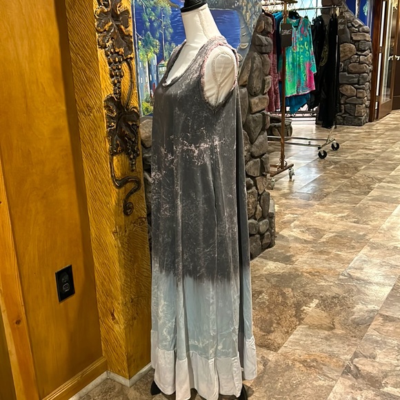 NWT Tempo Paris Maxi Batik Dress Made in Italy M - Picture 3 of 4